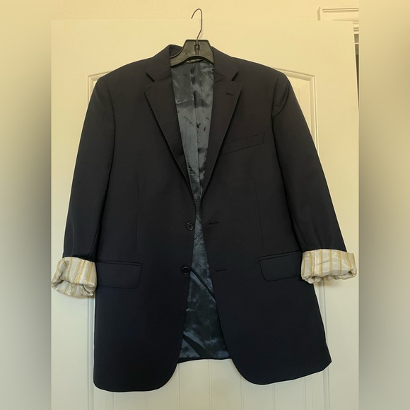 Ermenegildo Zegna Dark Blue Blazer - Picture 1 of 7